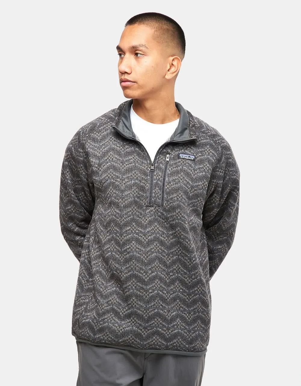 Patagonia Better Sweater 1/4 Zip - Island Escape: Forge Grey