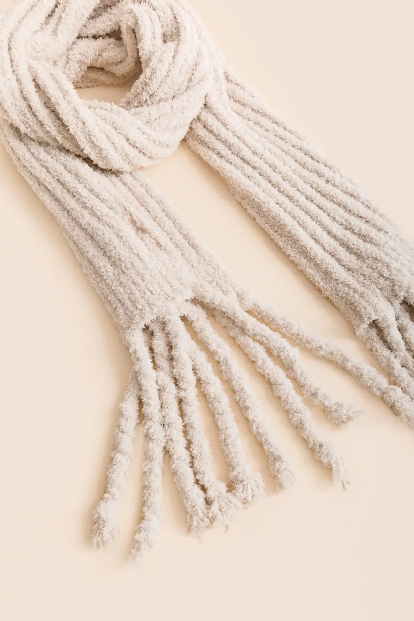 Phoebe Fringe Terry Scarf