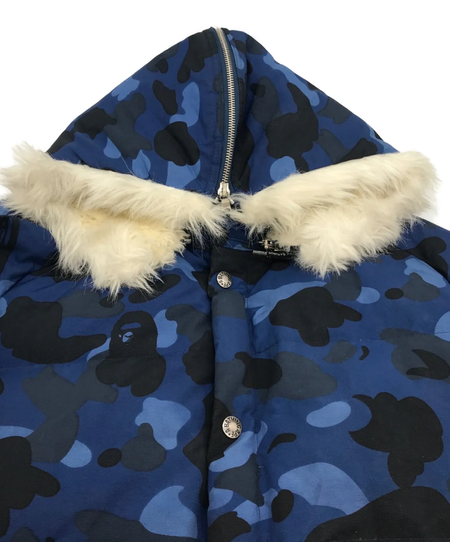 [Pre-owned] A BATHING APE Sal Camo Patterned Down Jacket Down Jacket Cotton Jacket Jacket