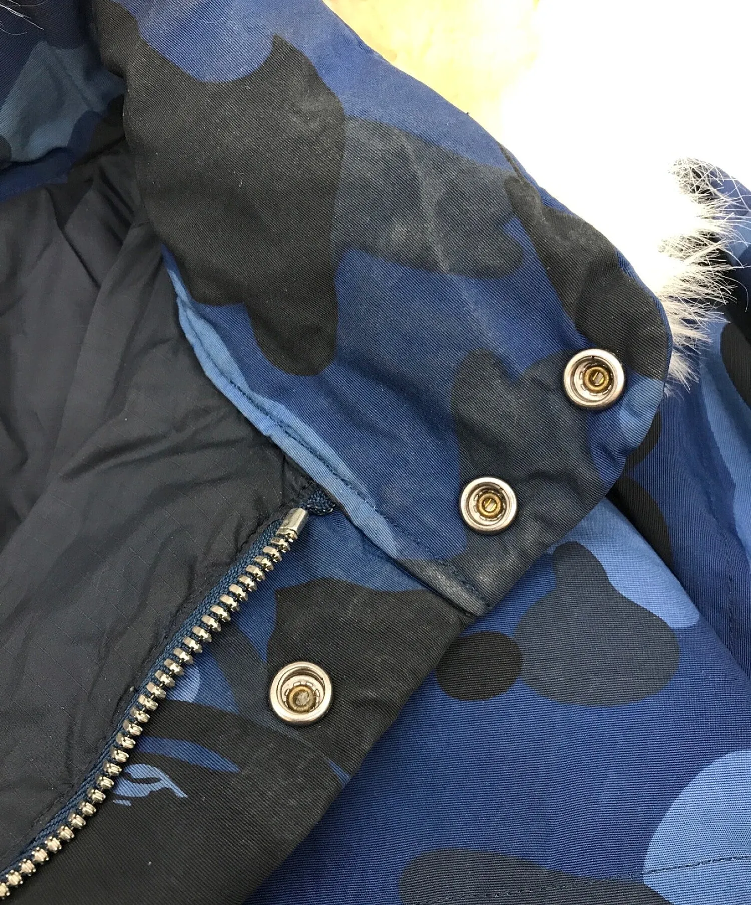 [Pre-owned] A BATHING APE Sal Camo Patterned Down Jacket Down Jacket Cotton Jacket Jacket