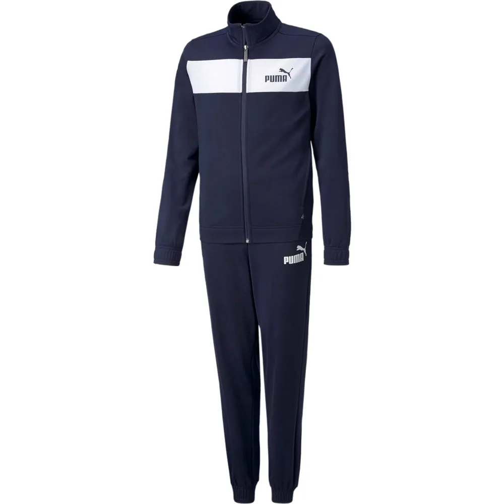 Puma - Polyester Track Suit Kids peacoat