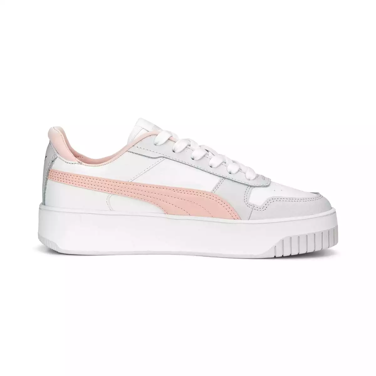 PUMA WOMEN'S CARINA STREET WHITE/ROSE SNEAKERS