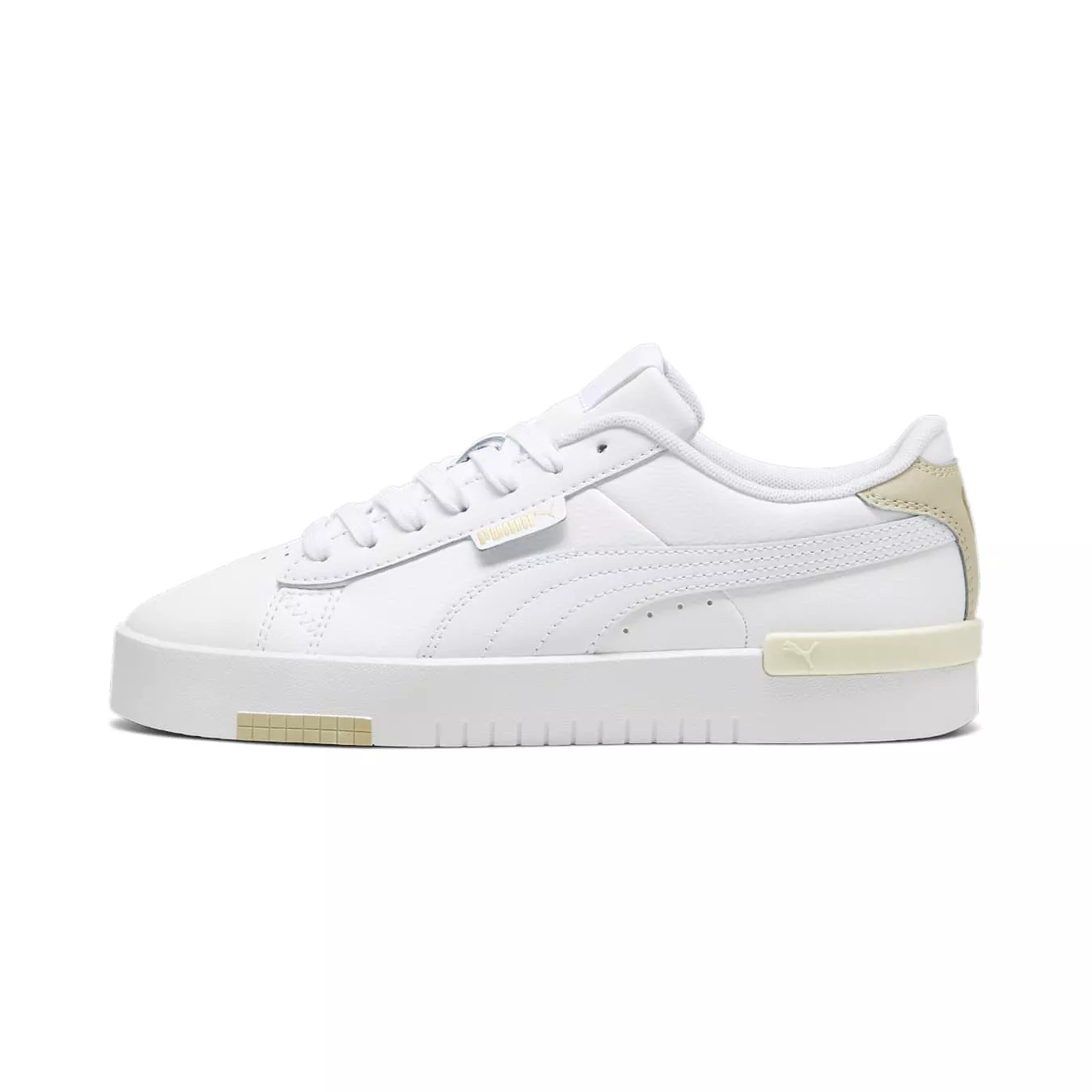 PUMA WOMEN'S JADA RENEW WHITE/PUTTY SNEAKERS