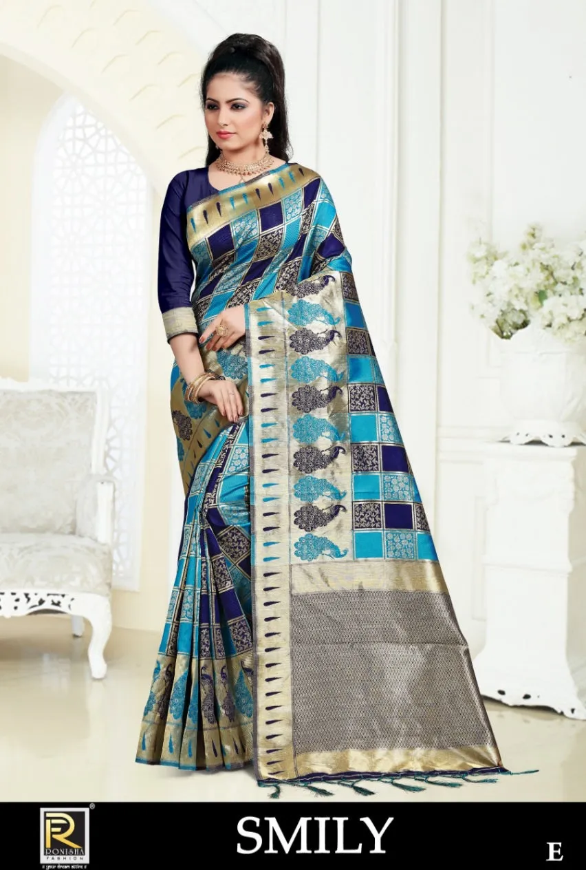 Ranjna Presents Smily Silk Fancy Designer Sarees Collection