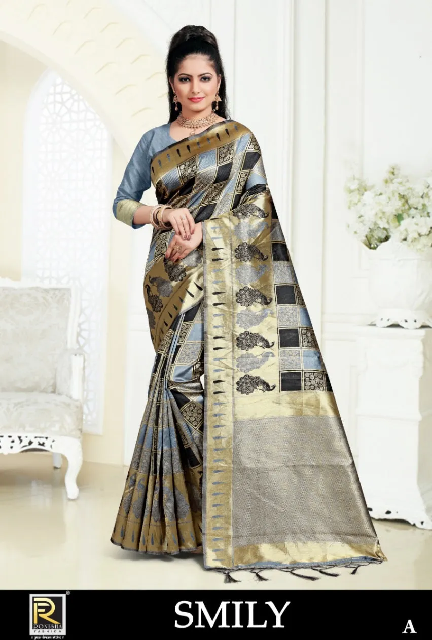 Ranjna Presents Smily Silk Fancy Designer Sarees Collection