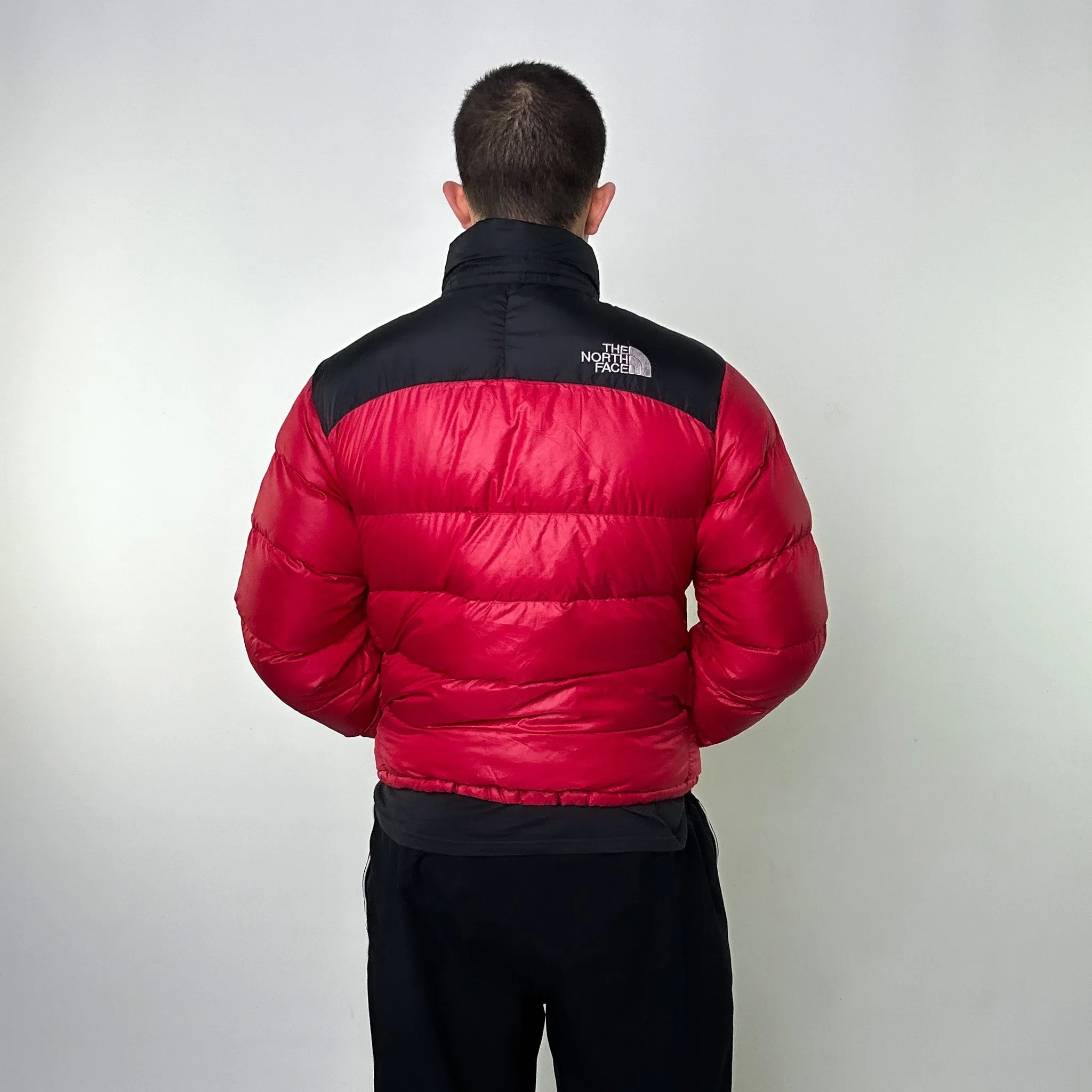 Red 90s The North Face 700 Series Puffer Jacket Coat (M)