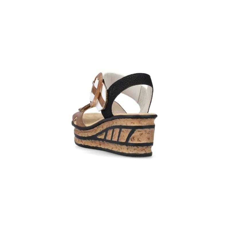 Rieker Women's Wedge Sandals - 68176-64