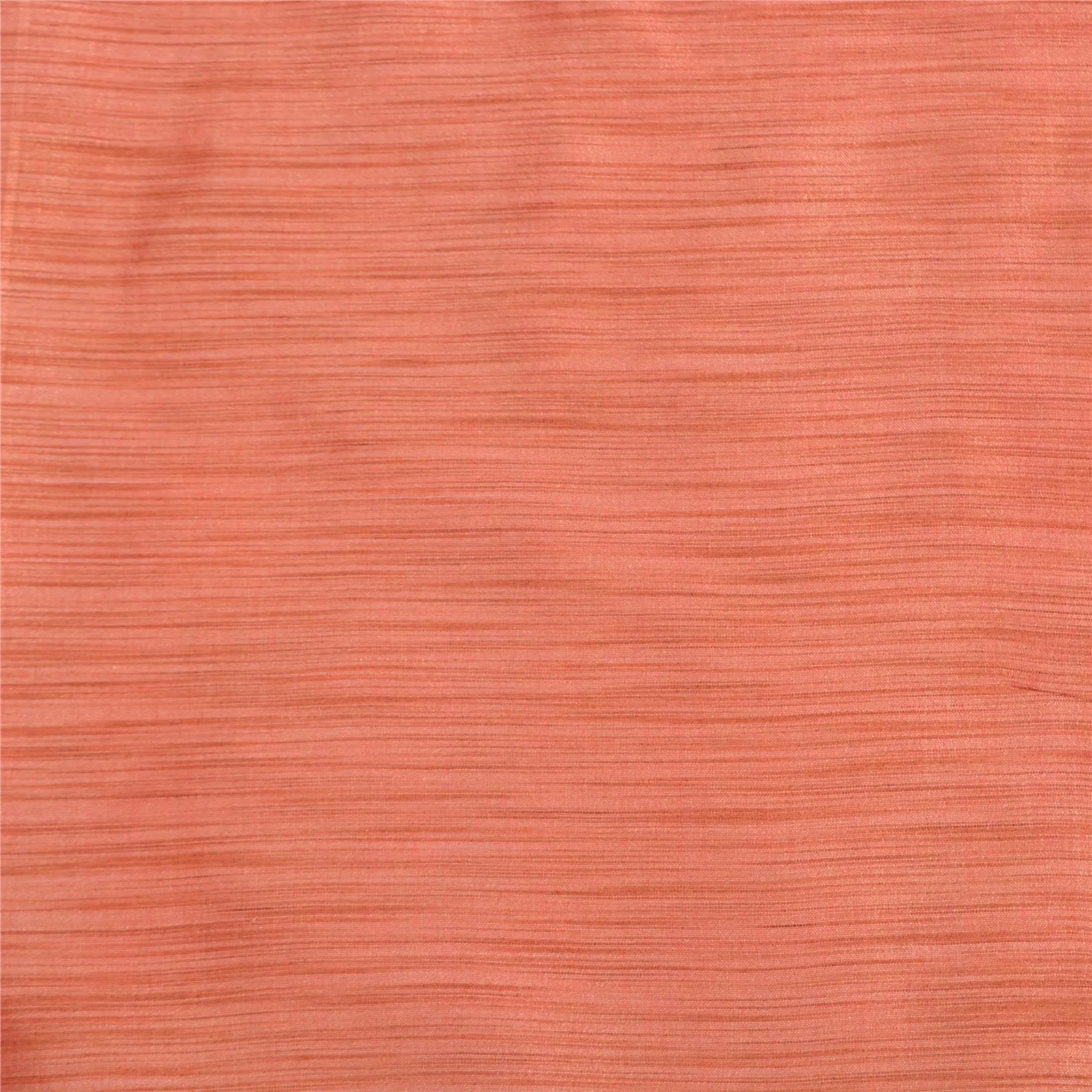 Sanskriti Vintage Peach Indian Sarees 100% Pure Silk Woven Sari Craft Fabric