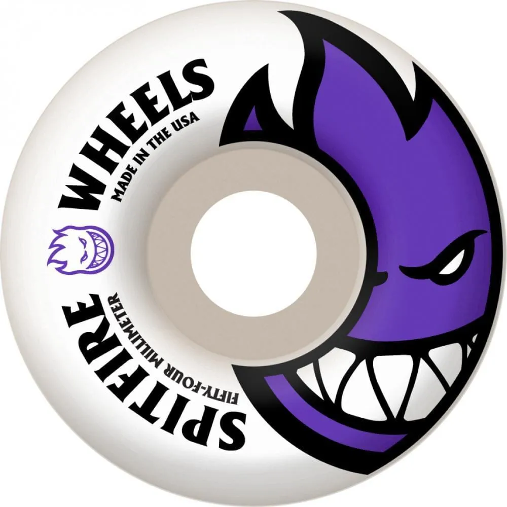 Spitfire Big Head Skateboard Wheels 54 mm White/Purple