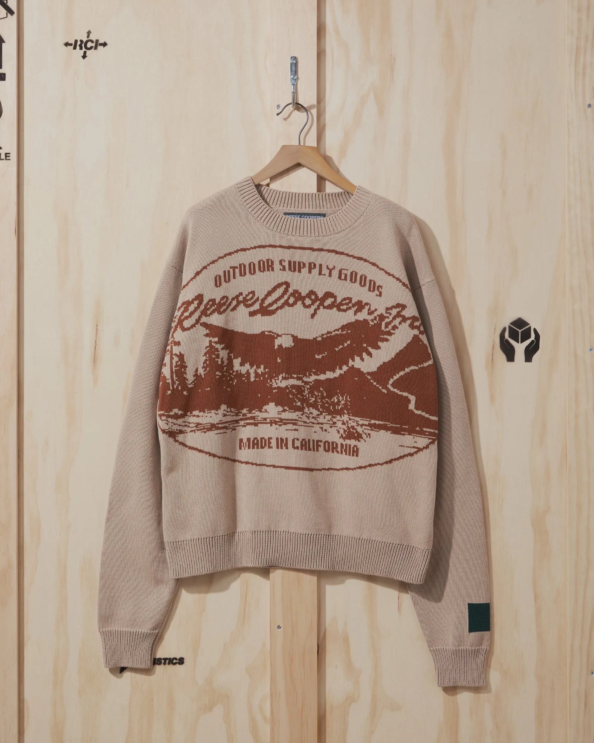 SS22 Outdoor Supply Knit Sweater in Khaki