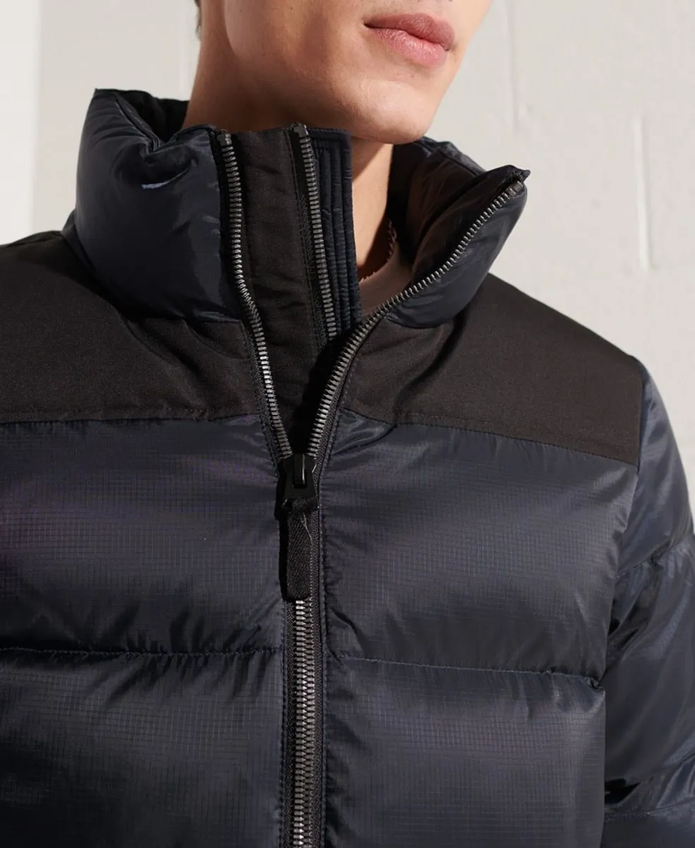 Superdry Code Down Puffer Jacket Eclipse Navy