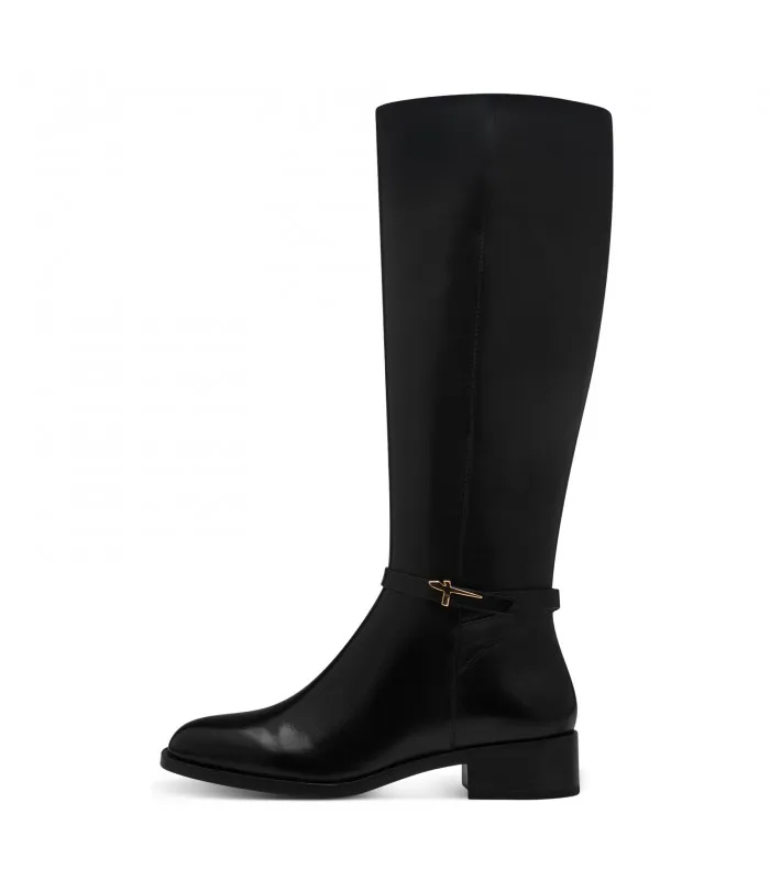 Tamaris Leather Boots Black 25529