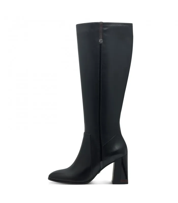 Tamaris Leather Boots Black 25531