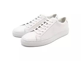 Tomlins Women's Calf Leather Low Top Sneakers - White