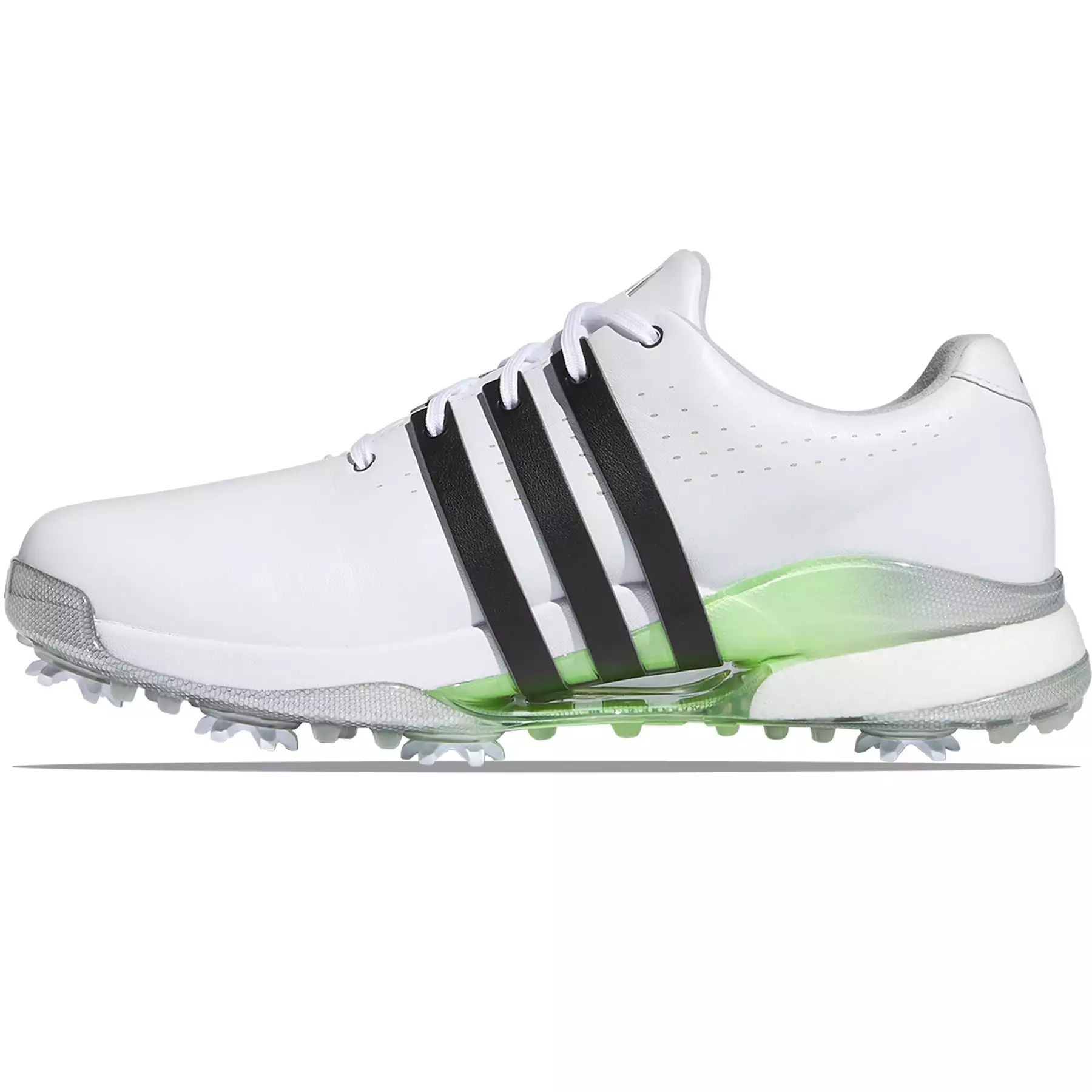 Tour360 24 Leather Golf Shoes White/Black - SS24