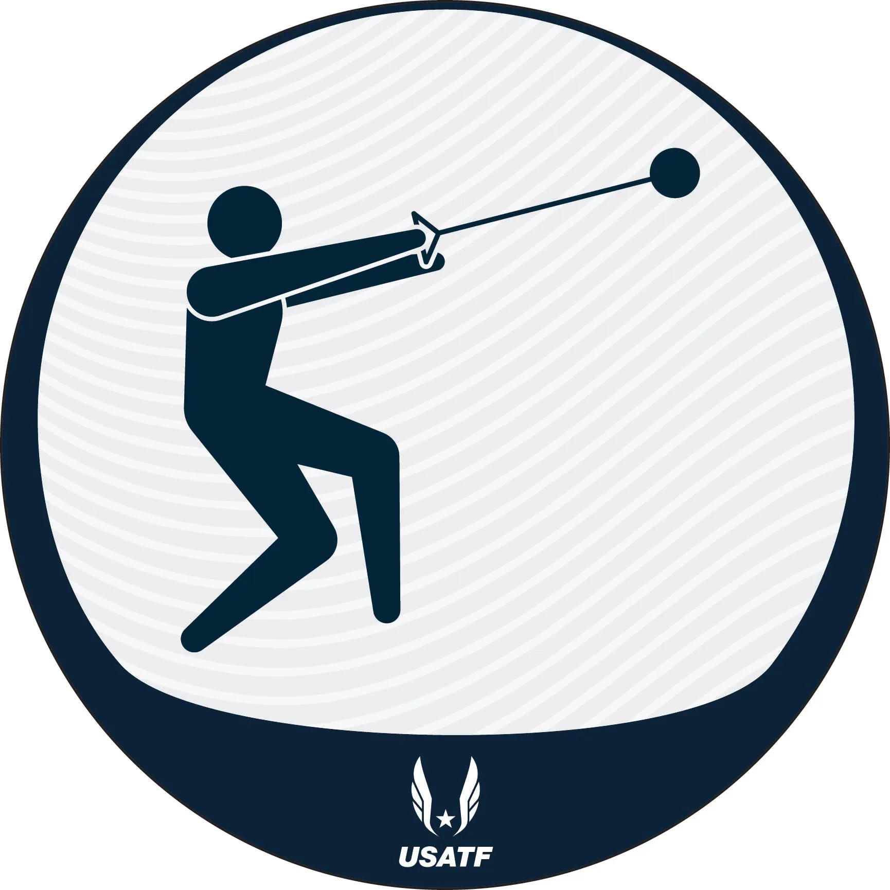 USATF Pictogram Sticker - Hammer