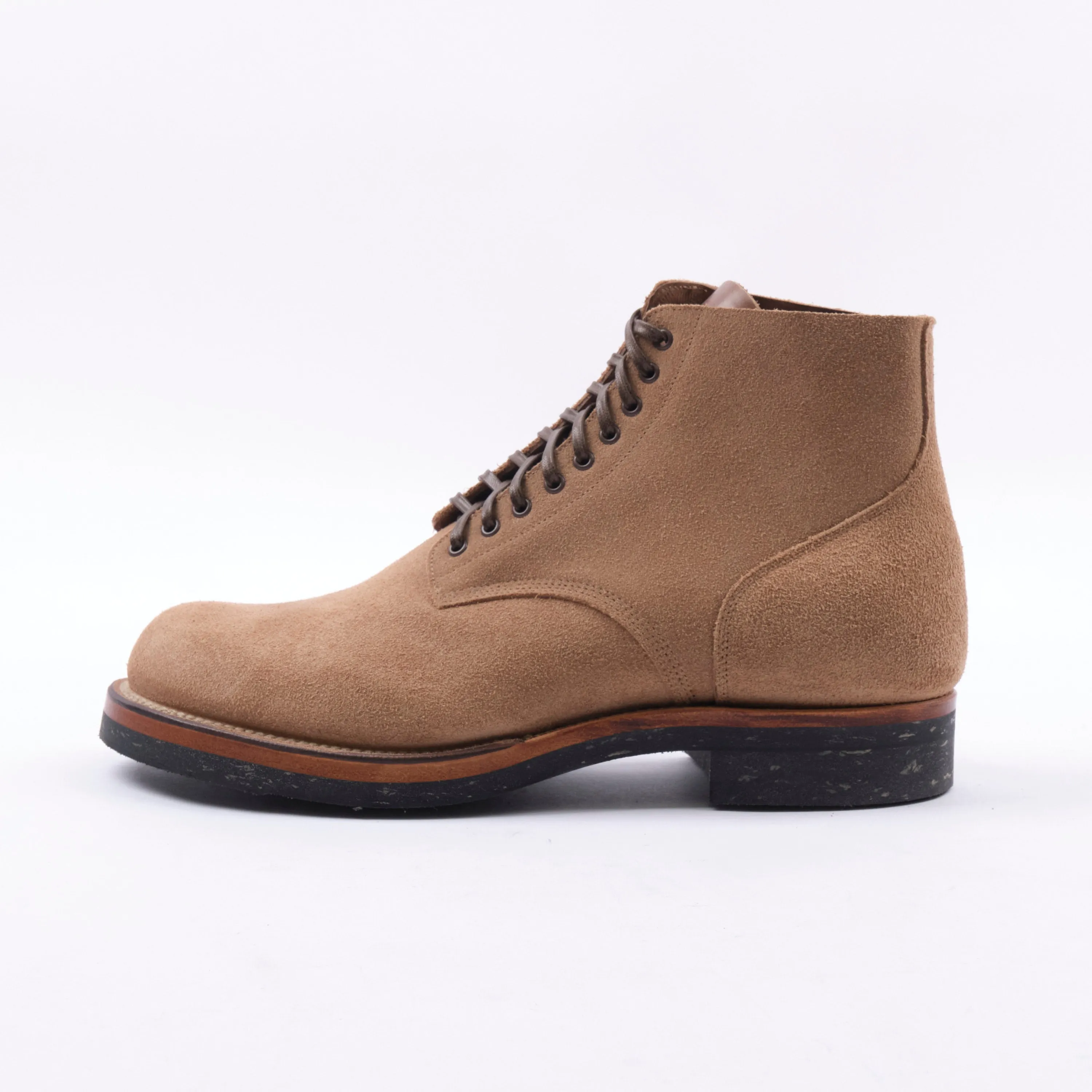 VIBERG N1 BOOT - MARINE FIELD SHOE NATURAL ROUGHOUT