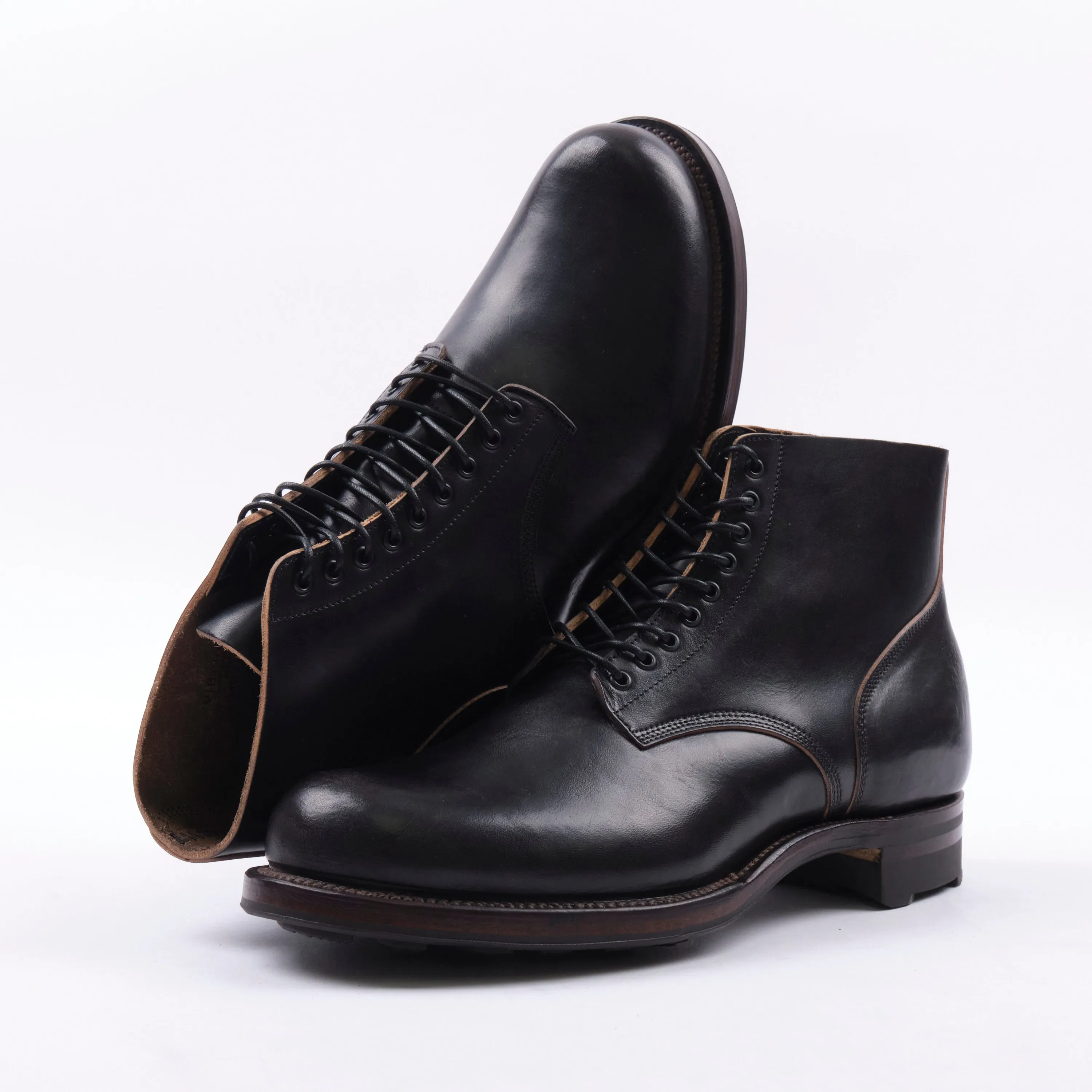 VIBERG N1 BOOT - NERO TEACORE HORSEBUTT