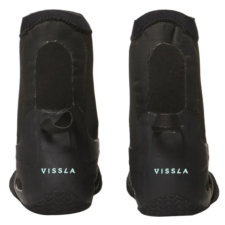 Vissla 7 Seas 5mm Round Toe Boot - Black