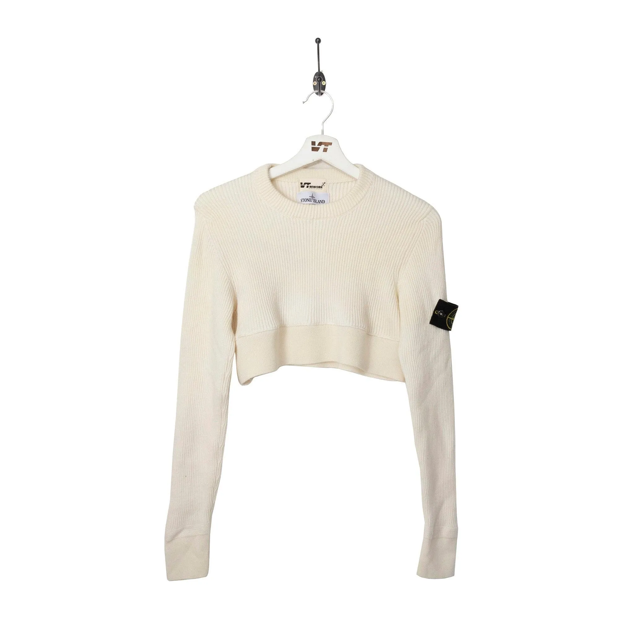 VT Rework : Stone Island Cropped Knit Sweater