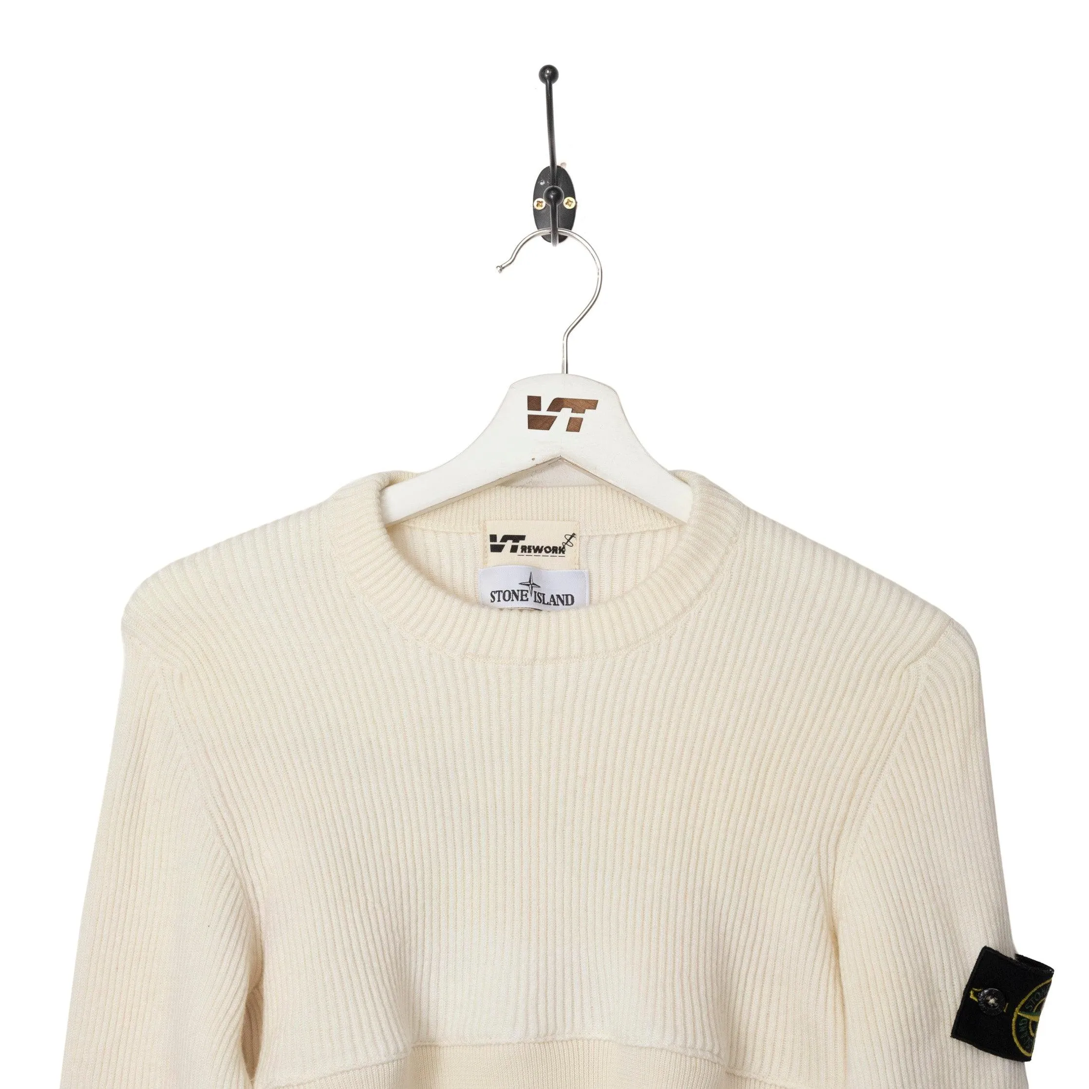 VT Rework : Stone Island Cropped Knit Sweater