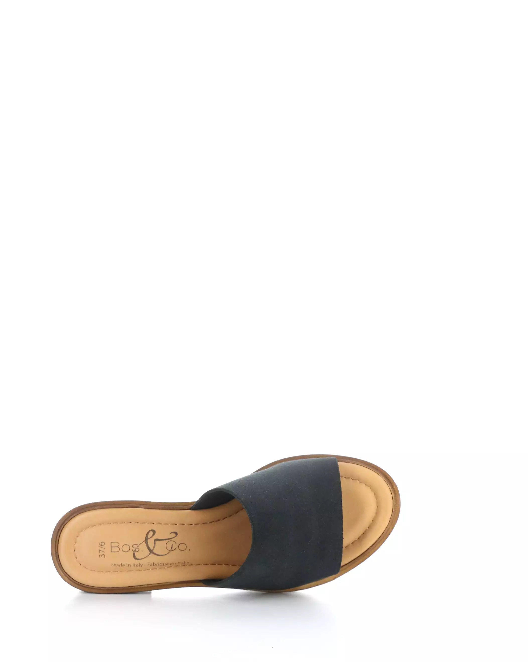 WANDA BLACK Slip-on Sandals