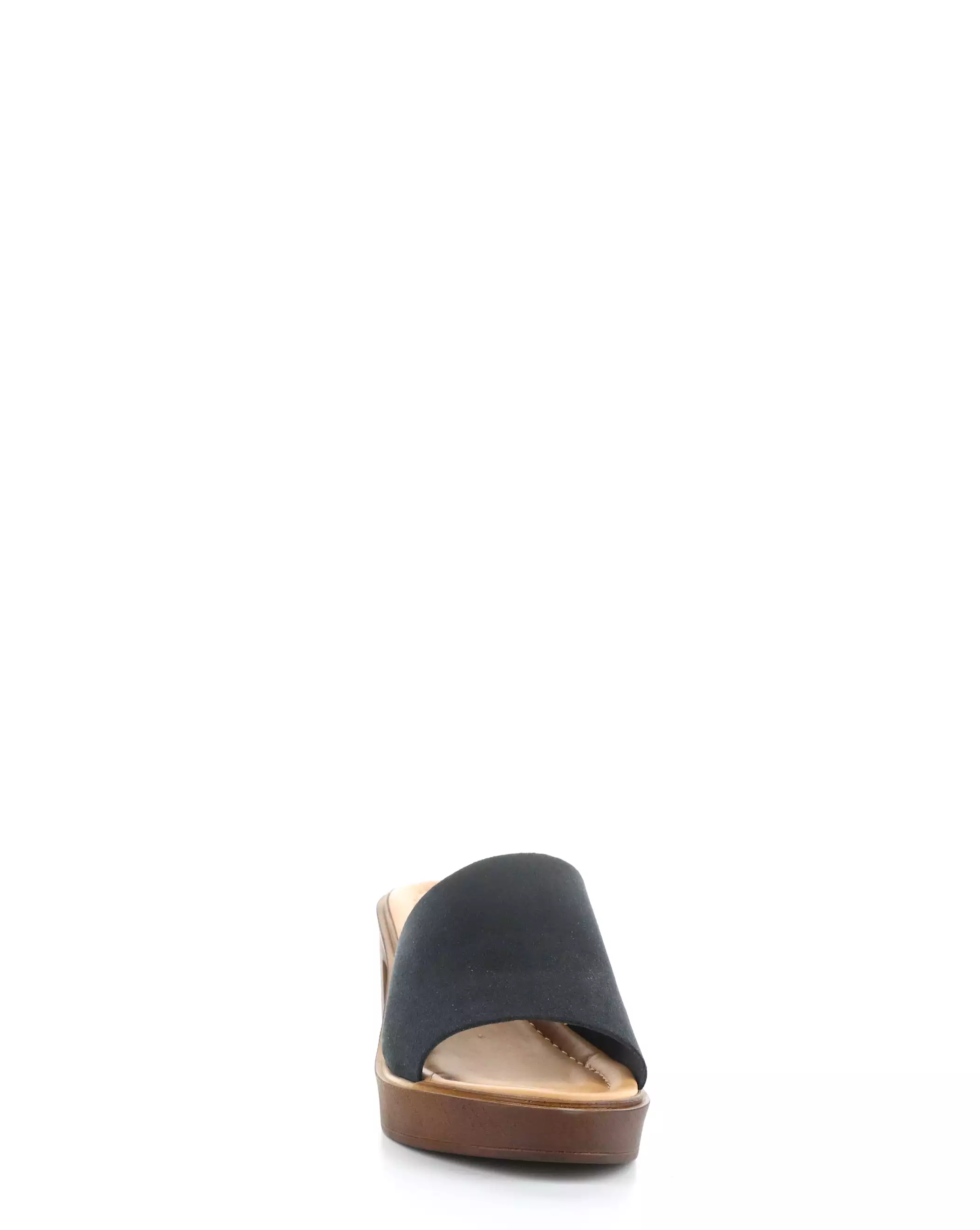 WANDA BLACK Slip-on Sandals