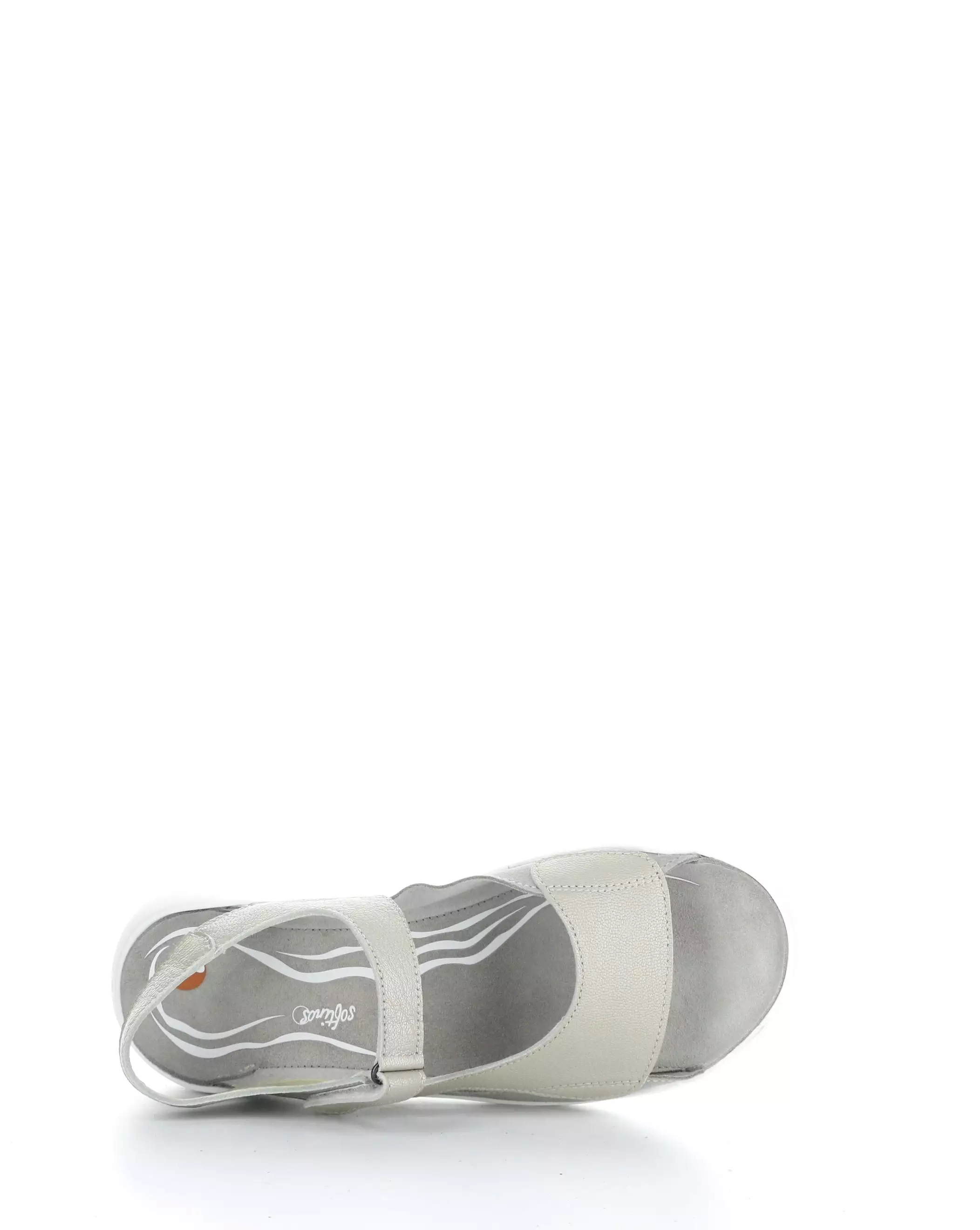 WEAL712SOF Silver Velcro Sandals