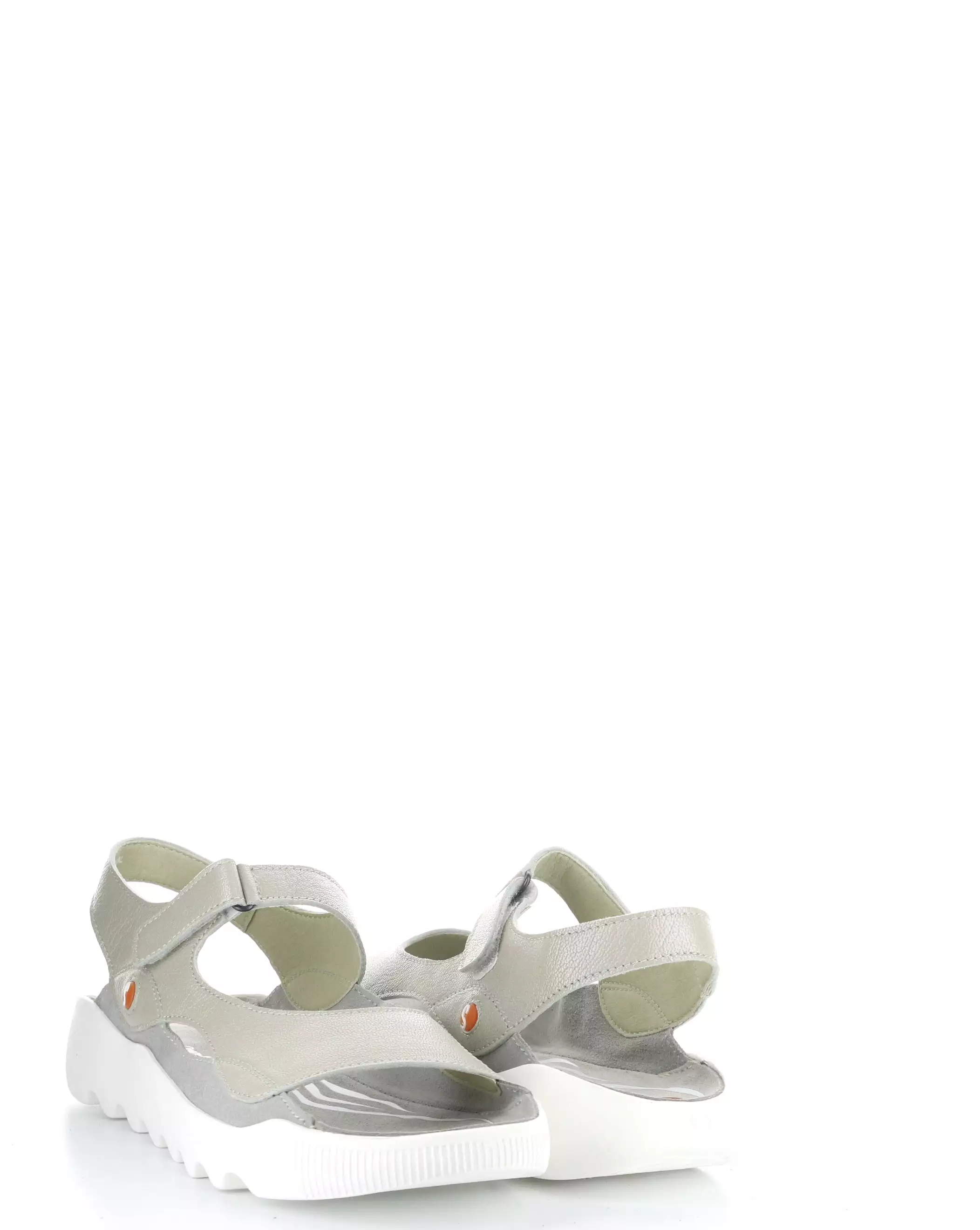 WEAL712SOF Silver Velcro Sandals