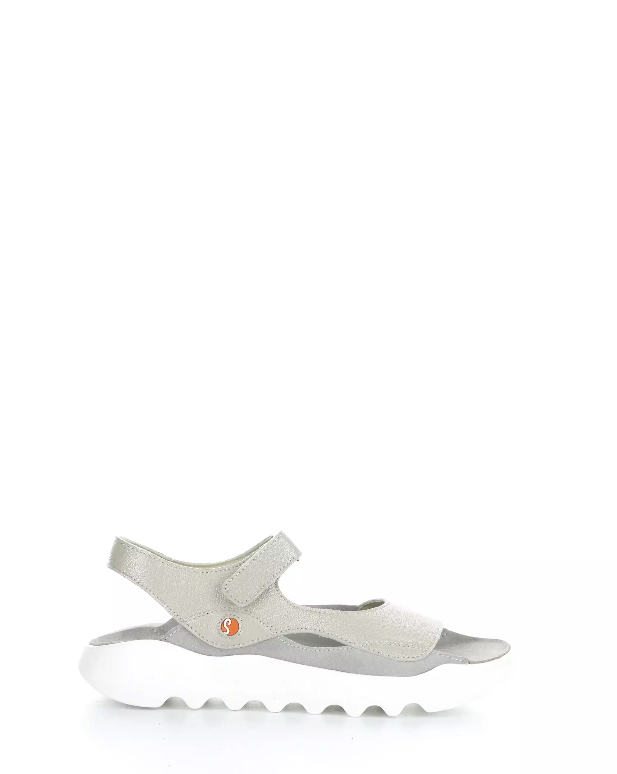 WEAL712SOF Silver Velcro Sandals