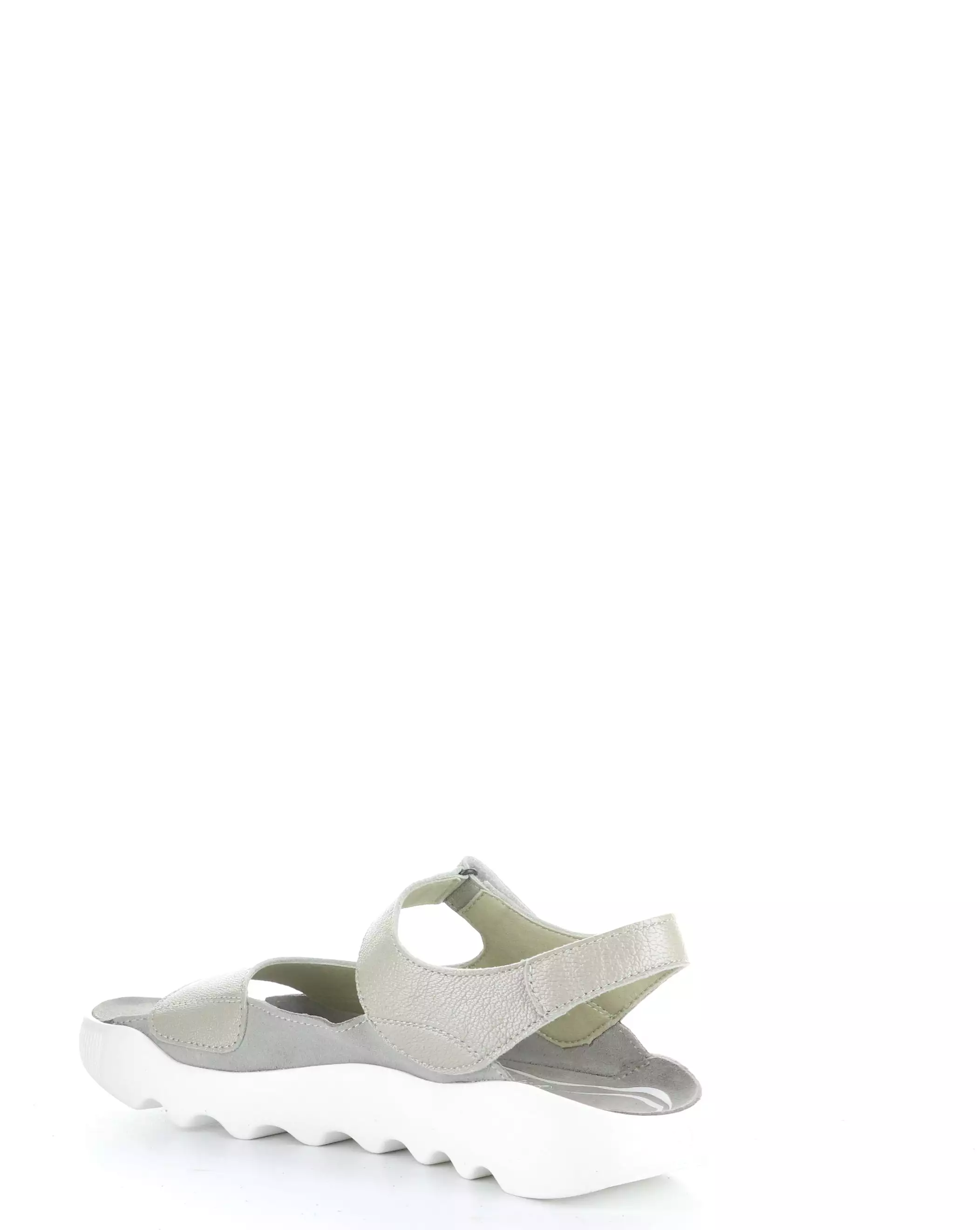 WEAL712SOF Silver Velcro Sandals