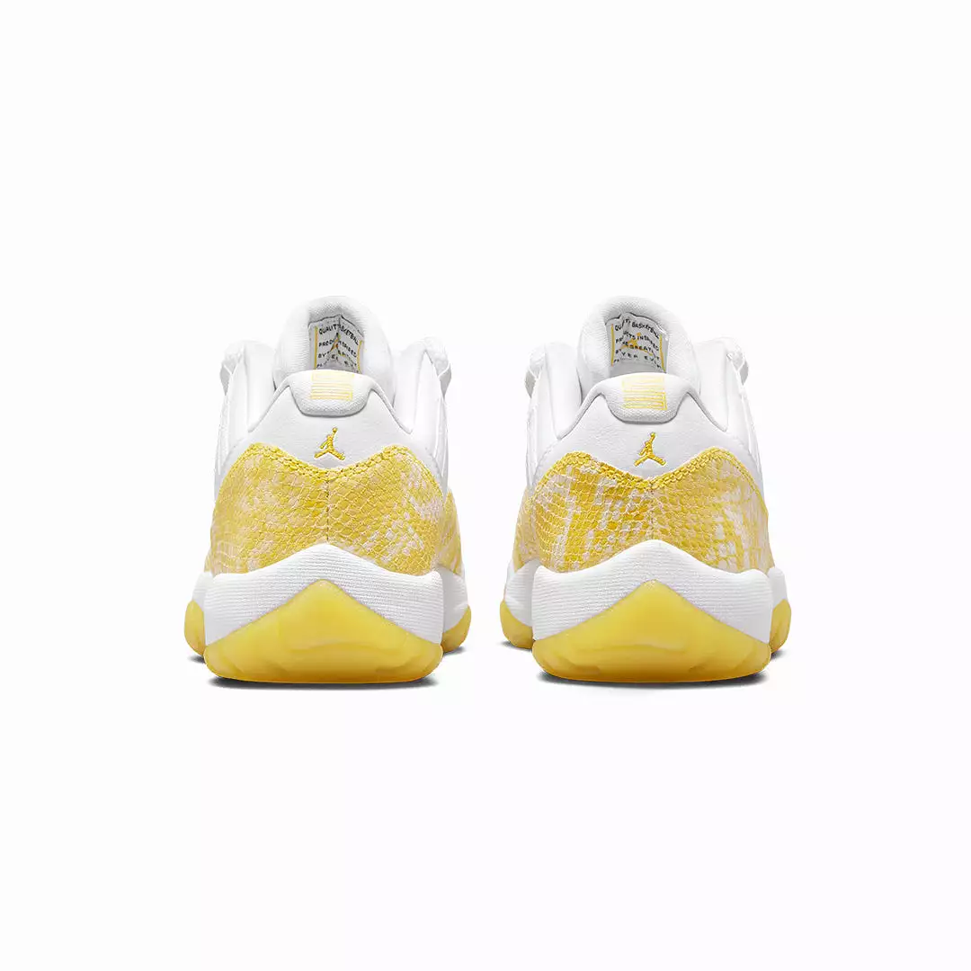 WMN'S AIR JORDAN 11 RETRO LOW 'WHITE/TOUR YELLOW-WHITE'