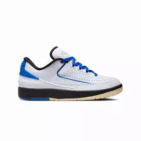 WMN'S AIR JORDAN 2 RETRO LOW 'WHITE/VARSITY ROYAL-BLACK-MUSLIN'