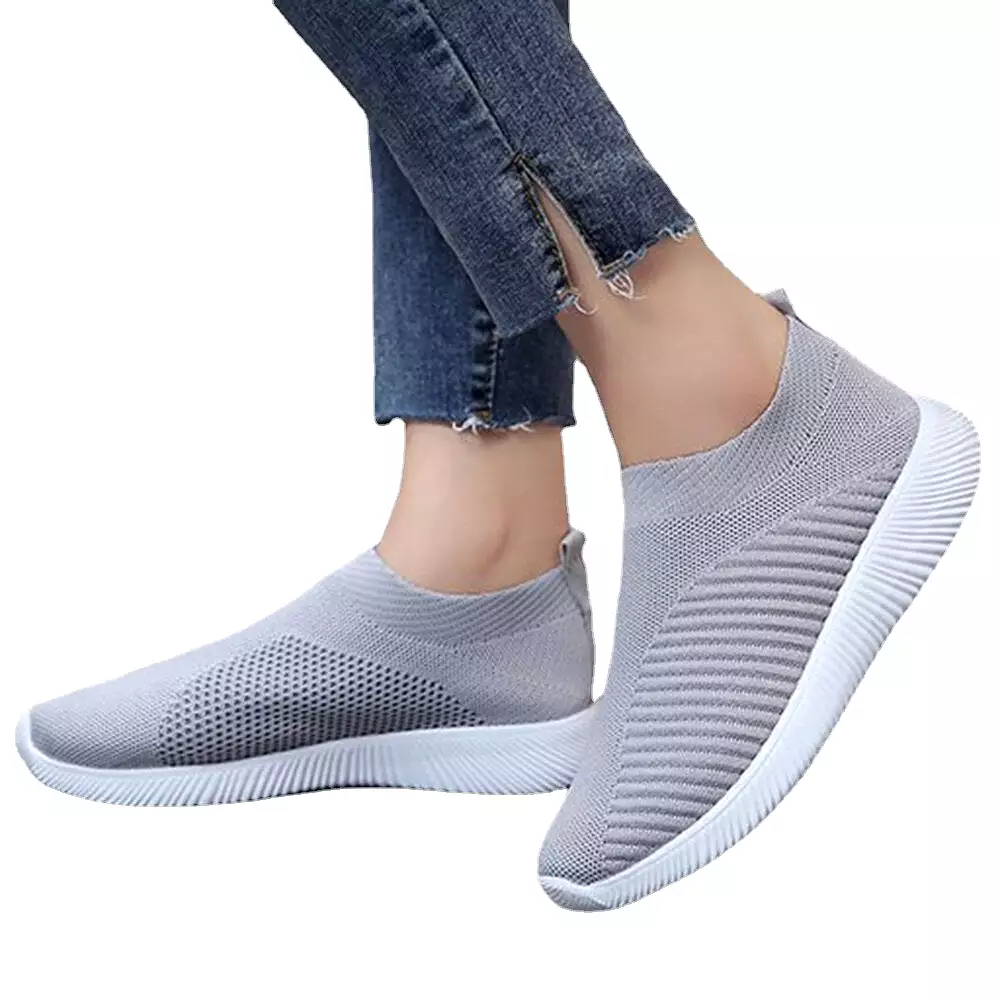 Women Casual Shoes Woman Plus Size Breathable Mesh Slip-on Women's Vulcanize Shoes Ladies Sneakers Spring Summer Running