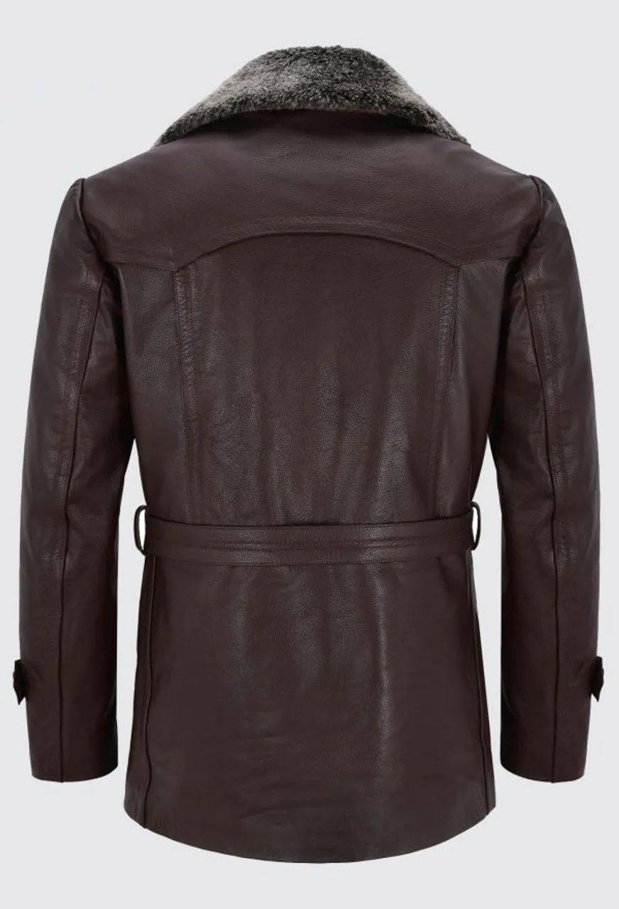 Wonder Woman Chris Pine Leather Coat