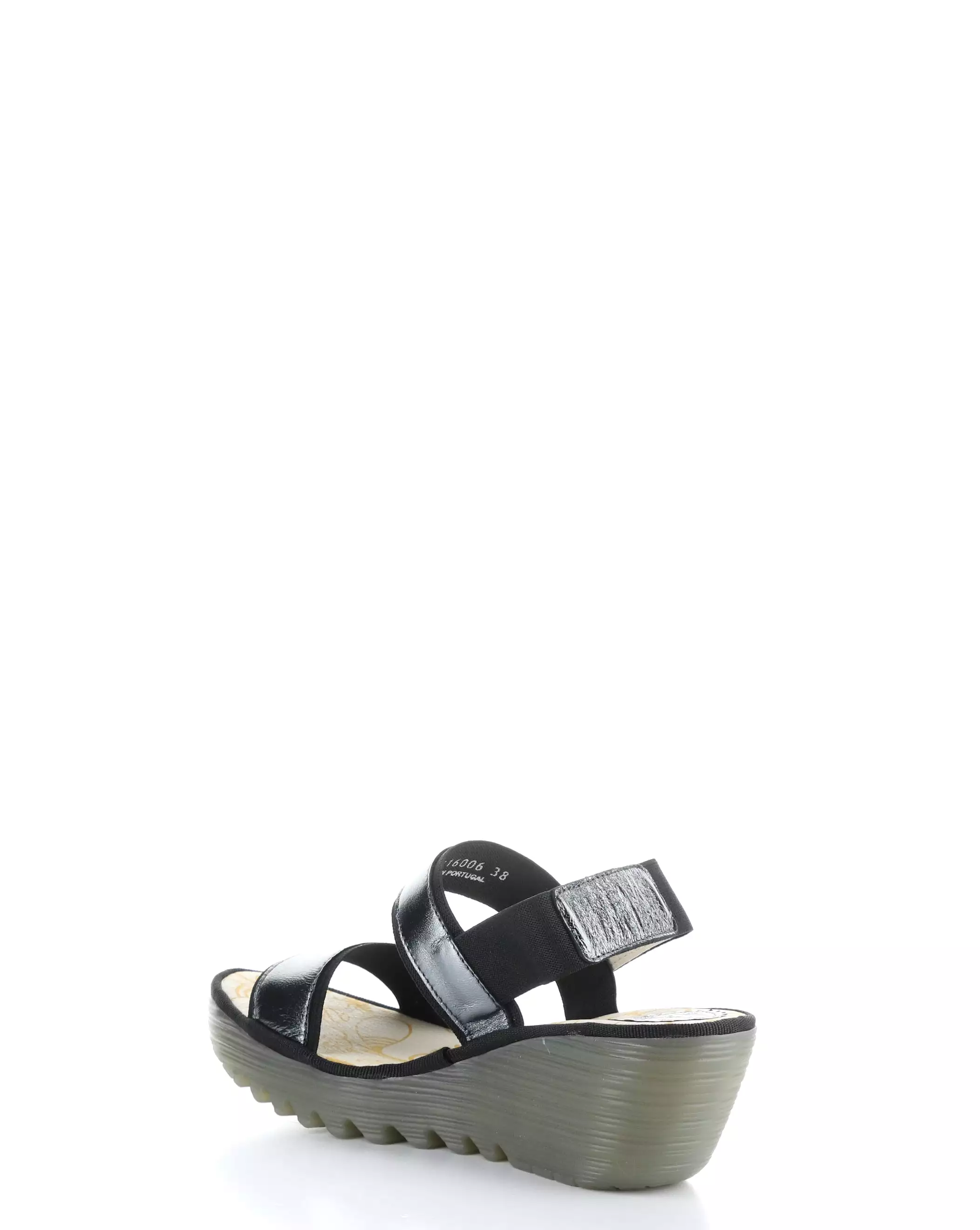 YACO416FLY 006 GRAPHITE Elasticated Sandals