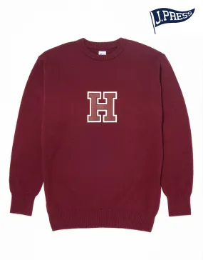 yale cotton crewneck sweater