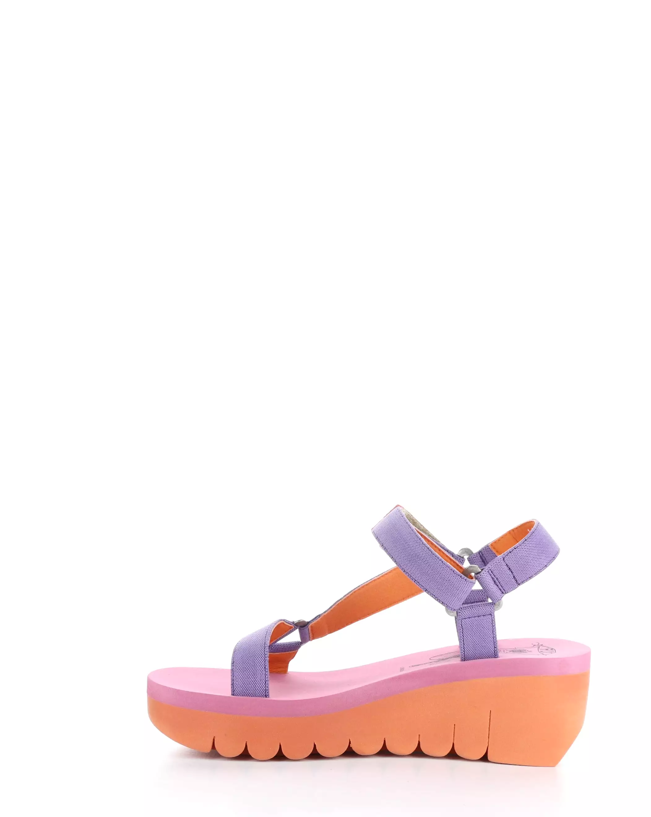 YEFA726FLY 008 VIOLET/ORANGE Velcro Sandals