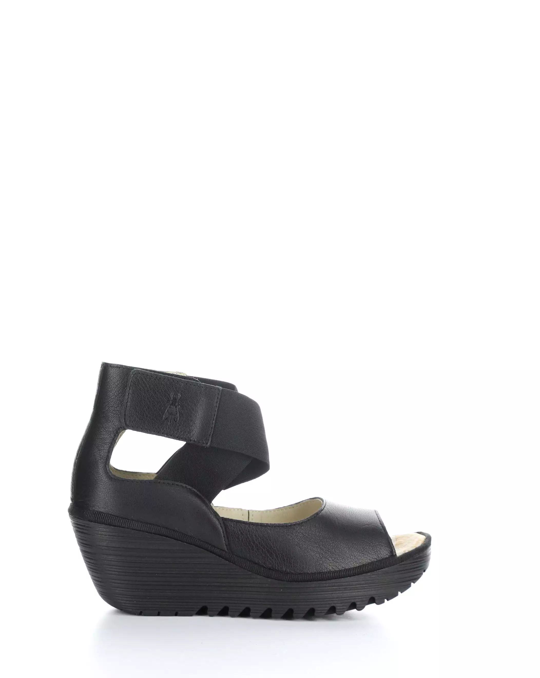 YEFI473FLY BLACK Velcro Sandals