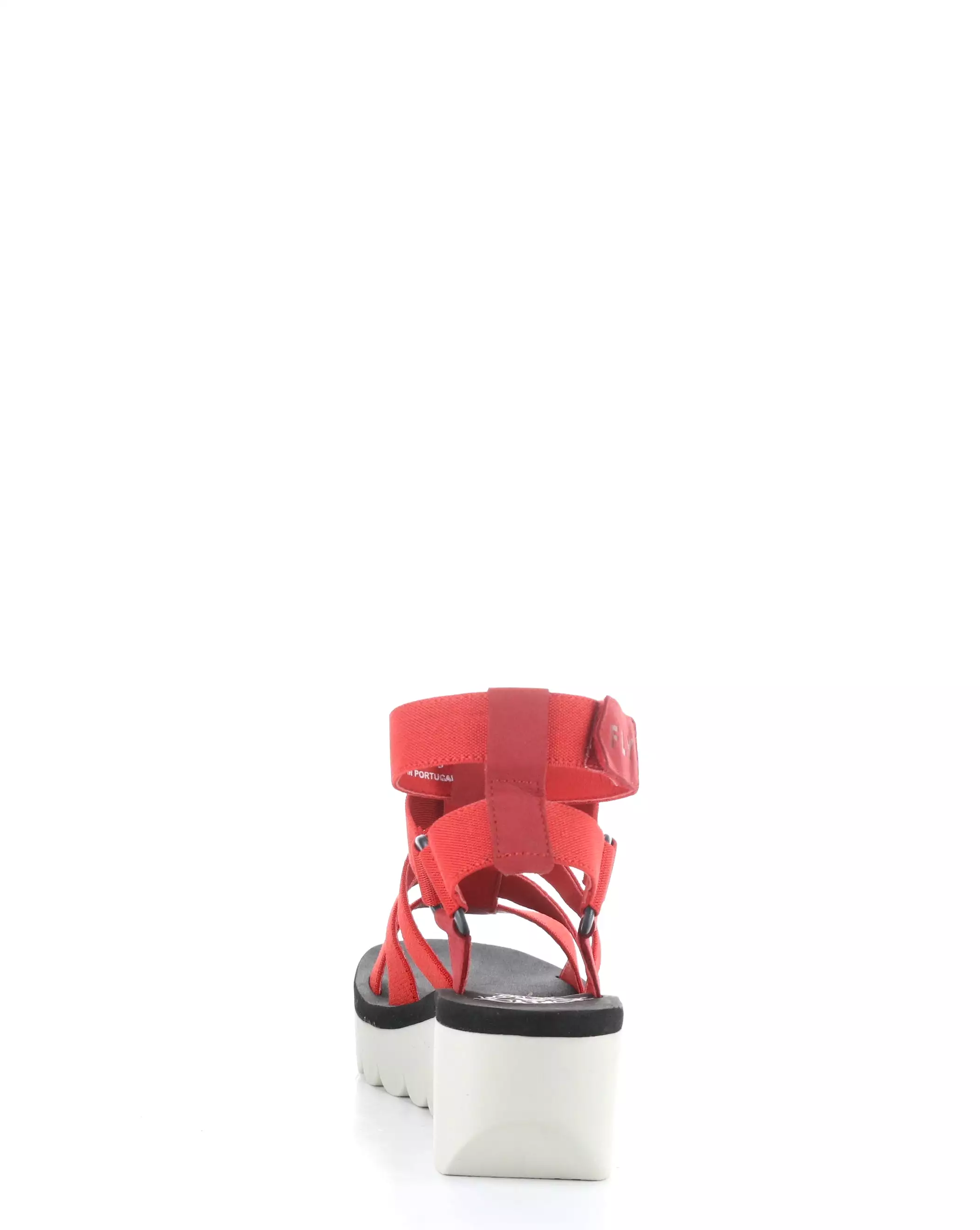 YUFI032FLY Red Velcro Sandals